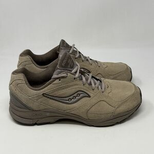 Saucony Grid Integrity ST2 Sneakers Womens 10.5 Brown Suede Walking Shoes